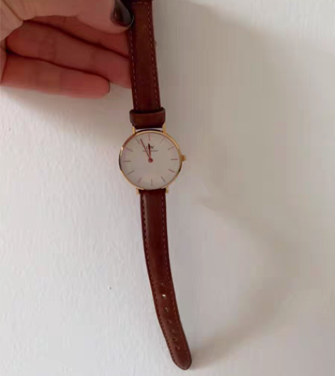 包邮DWdw手表女24mm流金表小表盘金属...