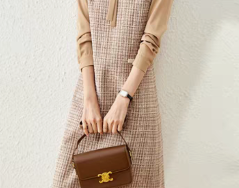 转卖【38活动价】熙世界小香风粗花呢连衣裙...