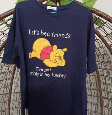 夏季T维尼熊藏青色 感兴趣的话点“我想要”...