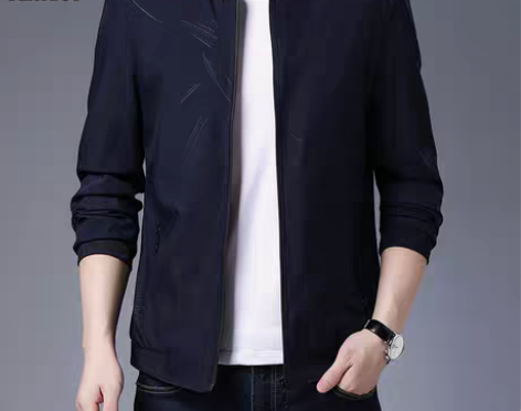 转卖花花公子2022新款男士茄克春秋季立领...