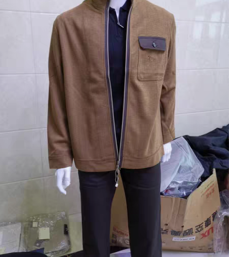 包邮库存处理男士外套春秋款中年爸爸休闲梦特...