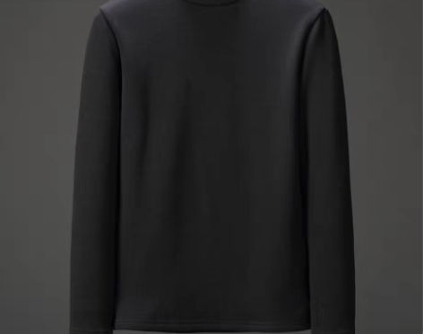 转卖冬季加厚加绒保暖高领打底衫男修身 纯色...