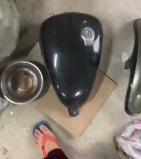 包邮雅马哈天王400原漆！油箱，前后挡泥板...