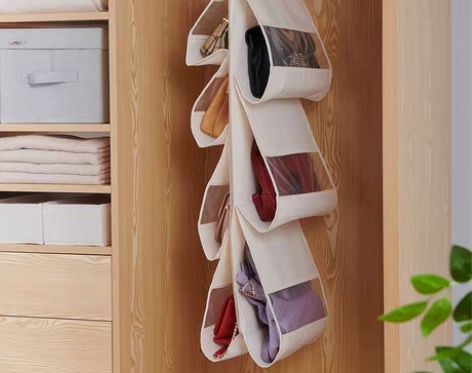 转卖外贸出口日本包包收纳挂袋衣柜橱悬挂式整...