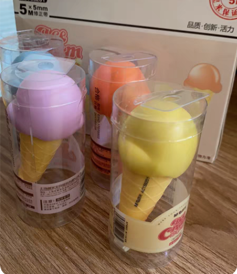 晨光冰淇淋修正带，日期久不影响使用 超可爱...