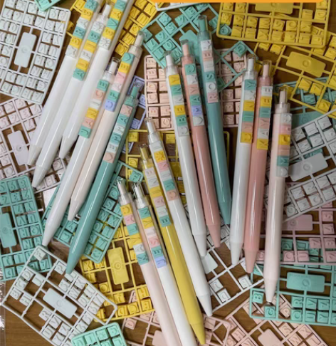 包邮拼拼乐字母笔学生用晨光DIY个性按动笔...