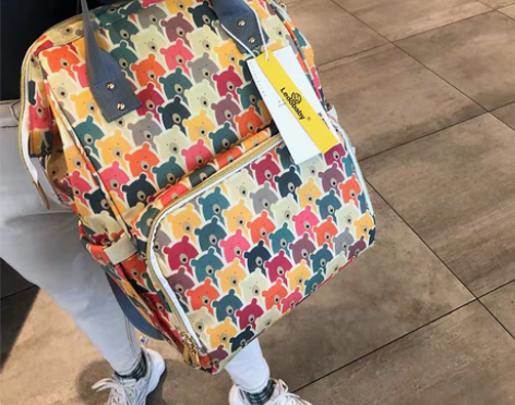 转卖乐豆定制款 轻便型多功能大容量防水双肩...