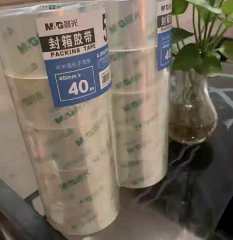 包邮5卷大透明胶带9.8元  晨光得力随机...