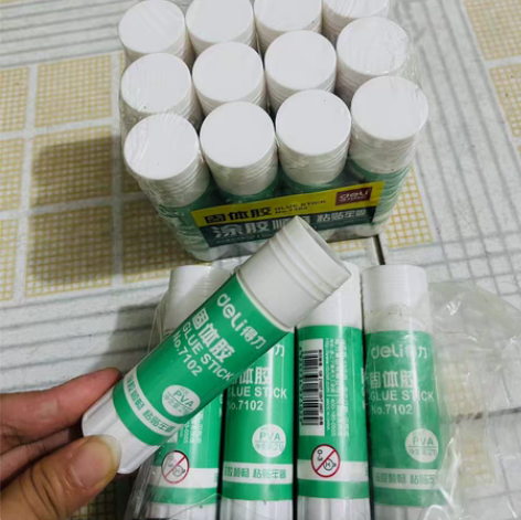 得力高粘度强力固体胶，儿童幼儿园学生用，2...