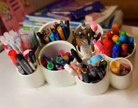 转卖美国boon笔筒收纳架多功能文具简约笔...