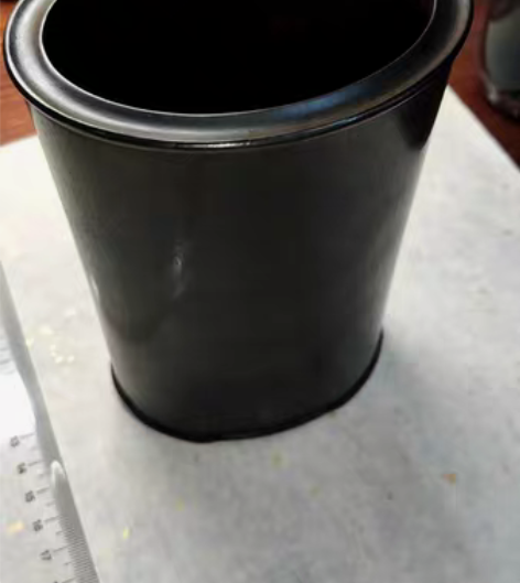 包邮小叶紫檀扁口笔筒,明式,一木整挖,形艺...