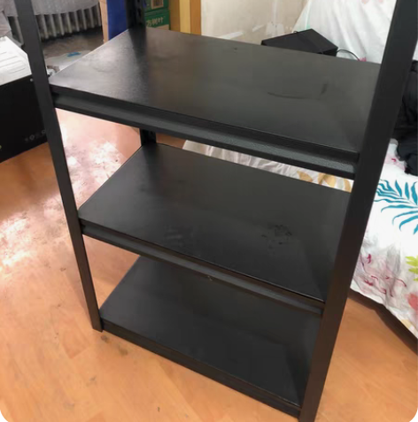 碳钢置物架厨房橱柜锅架收纳架放微波炉烤箱铁...