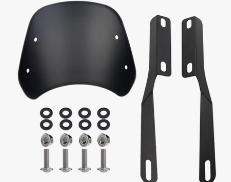 转卖摩托车圆灯风挡复古适用贝纳利502C黄...