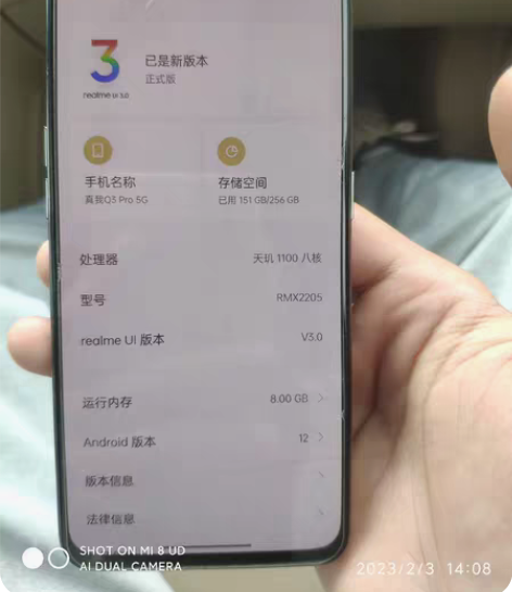 真我q3pro，8+256 本机无拆无修，...