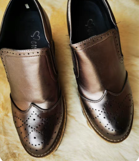 包邮秋冬新款女鞋厚底9cm内增高鞋美女软皮...