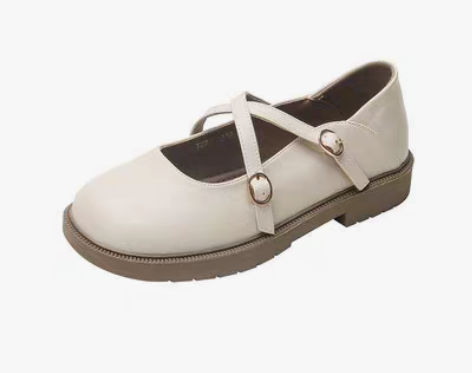 转卖日系jk玛丽珍小皮鞋女配裙子温柔娃娃鞋...