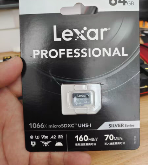 雷克沙64g高速sd运动相机卡，小tf卡，...