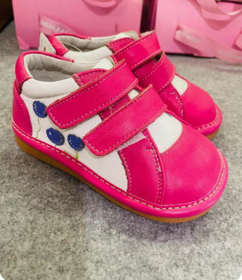 全新芙瑞可儿童宝宝牛皮鞋学步防滑减震软底鞋...