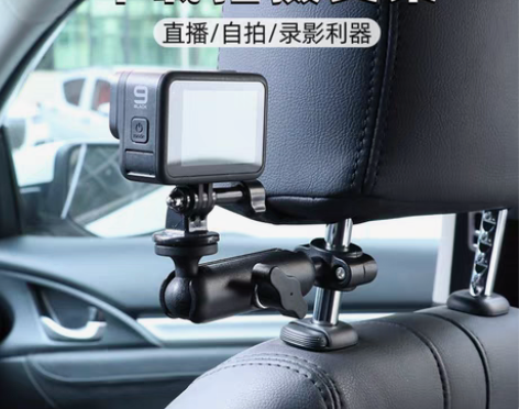 包邮适用insta360相机汽车座椅固定拍...