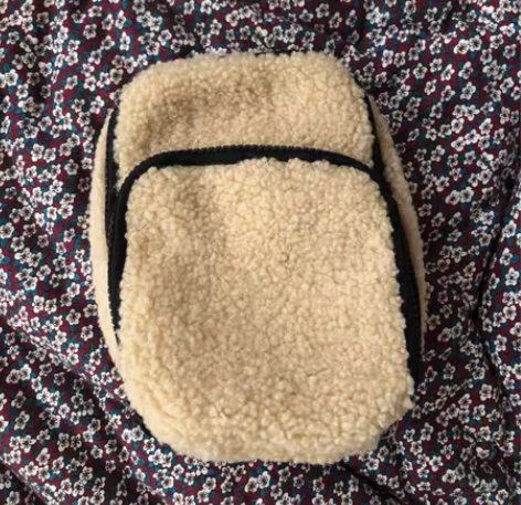 topshop 羊羔毛斜挎包 单肩包 小包...