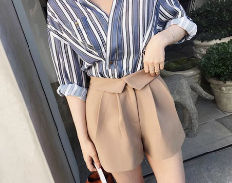 转卖夏季2017新款小香风短裤套装女夏韩版...