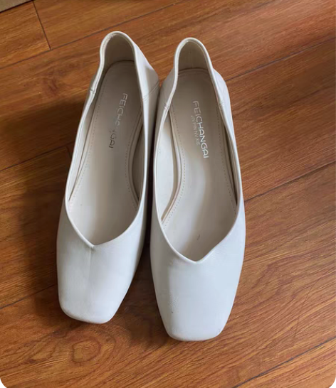 包邮单鞋珍珠法式中跟玛丽珍鞋女小香风春夏新...