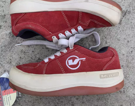 vans厚底鞋古着鞋90s复古休闲鞋old...