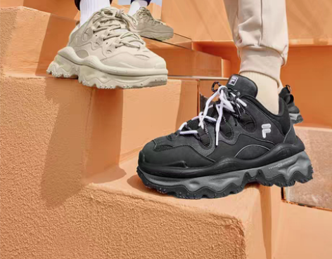 包邮欧阳娜娜同款FILA FUSION斐乐...