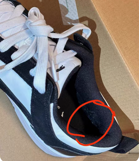 彪马黑白熊猫鞋40码，货号370539-0...