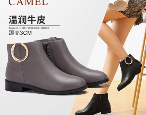 转卖【双11狂欢价】骆驼女鞋2018冬季新...