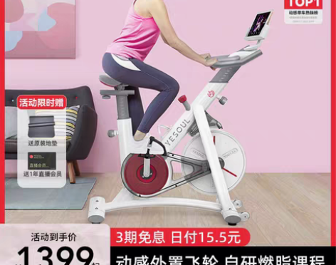 转卖【狂欢价】YESOUL野小兽动感单车家...