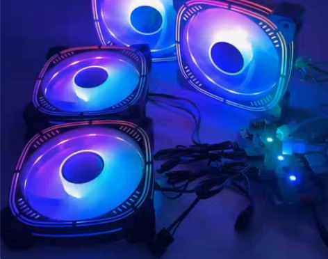 包邮电脑机箱散热风扇 棱镜三代正向反向 1...