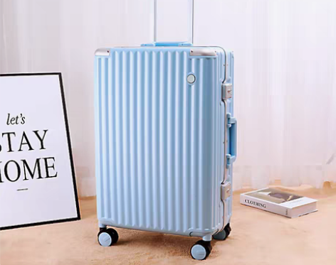 转卖行李箱女小24寸新款轻便登机拉杆箱铝框...