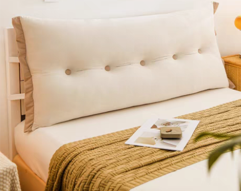 转卖长方形床头靠垫床上靠枕双人靠背软包护腰...