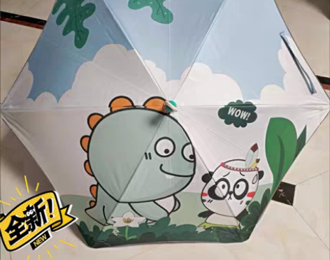 包邮【亏本清仓】儿童雨伞晴雨两用可爱小孩男...