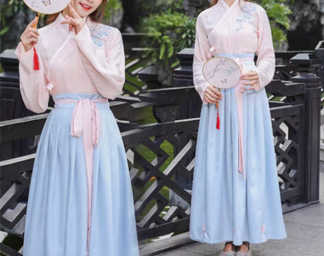 转卖汉服女改良学生汉元素襦裙古风日常装中国...