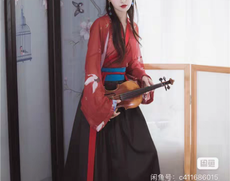 盼鹤归上衣s 裙子m 梨花渡 晋制M几乎全...