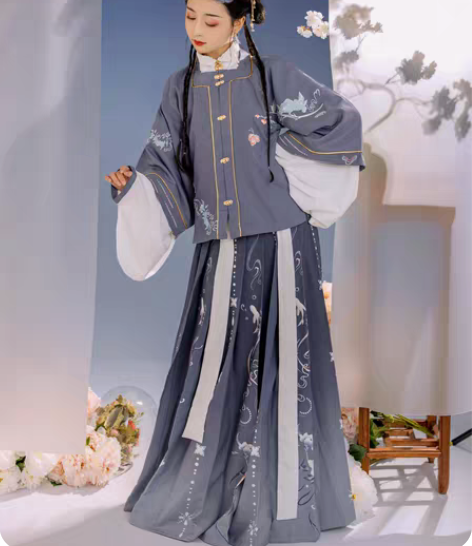 包邮大刀出明制汉服！ 玉术原创汉服女繁花似...