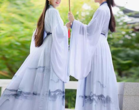 转卖如梦霓裳如梦霓裳汉服女齐腰襦裙大袖衫相...