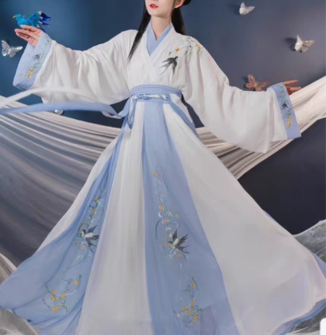 御篇【醉春烟】汉服女正品原创晋制齐腰交领日...