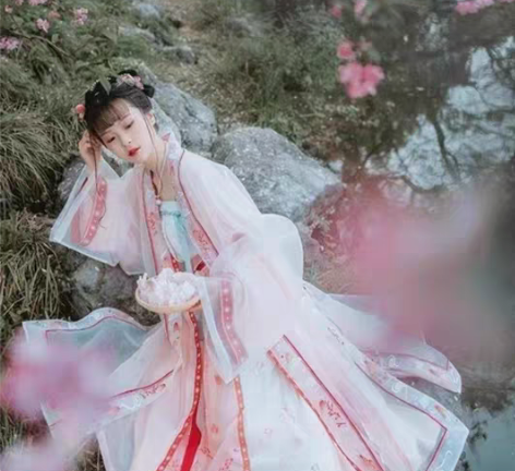 包邮七月夕 丹林诗意 只有下裙 !!九新s...