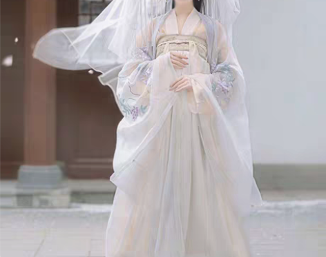 转卖古装改良汉服女仙女中国风樱花飘逸超仙古...