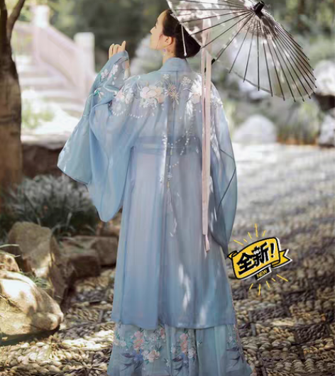 包邮七月夕满庭香大袖 M码 全新带吊牌，绣...