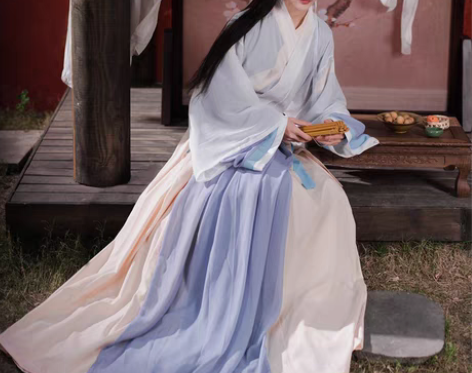 转卖「所见即所得」 宿问汉服白泽晋制三件套...