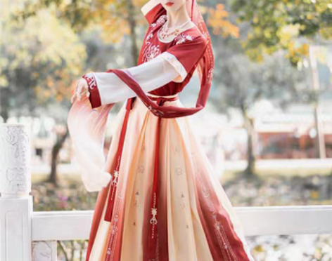 转卖【狂欢价】珍缕千禧寻汉服女春季唐制坦领...
