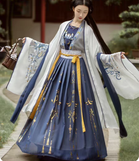 转卖千韵岗琼华汉服L码  古装中国风齐腰整...