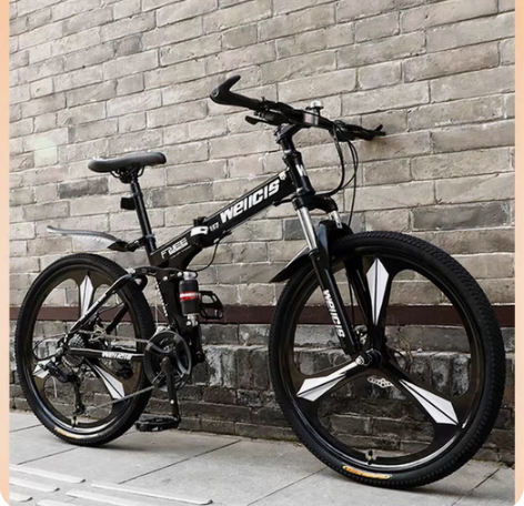 包邮折叠山地自行车男变速越野单车新型公路赛...