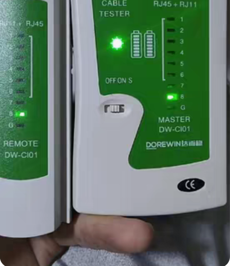 包邮网线检测器测试仪网络测线仪测线器通断器...