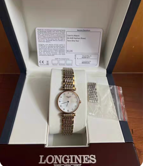 帮朋友转：浪琴经典款 12钻手表 贝壳表盘...