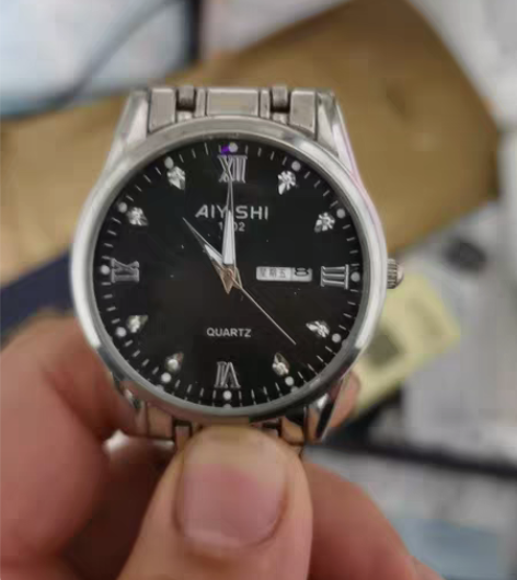 转卖正品超薄防水商务真皮带石英女表男士腕表...